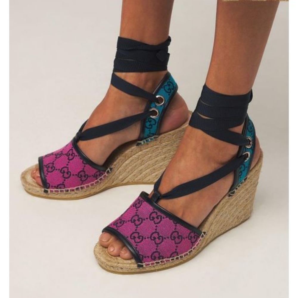 Gucci multicolor espadrilles